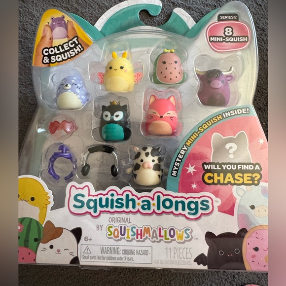 Squish-A-Longs Original by Squishmallaws. 3 packages total. New with tags! - Picture 4 of 6